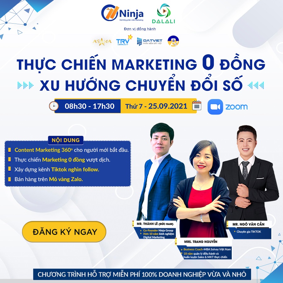 Thực chiến marketing 0 đồng - Xu hướng chuyển đổi số mùa dịch