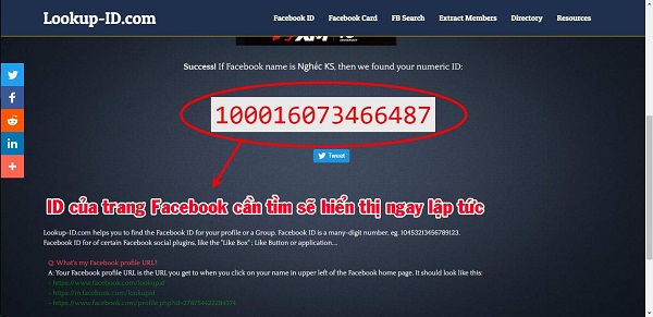 cách lấy id facebook trên PC 