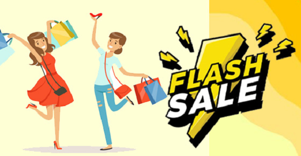 Flash sale giảm giá thu hút khách hàng