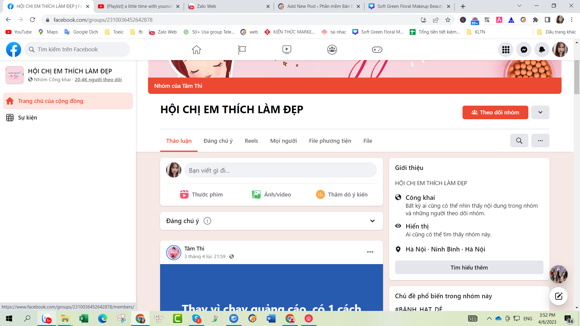 Group khách hàng mục tiêu