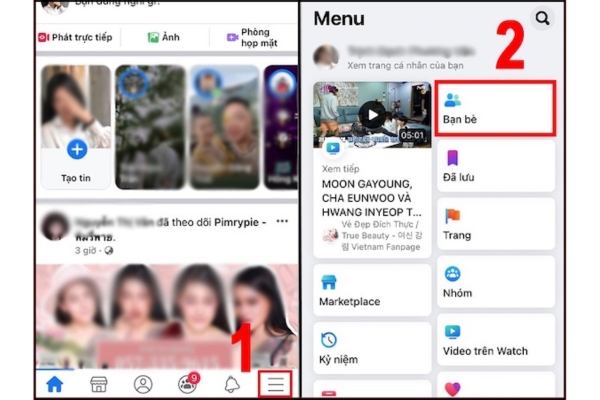 hủy lời mời kết bạn trên facebook