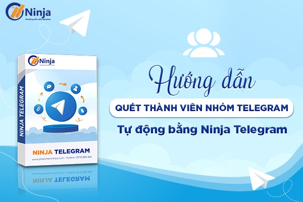 Cách quét thành viên nhóm Telegram tự động