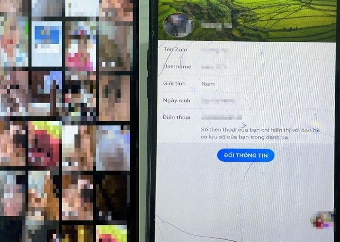 Nội dung nhạy cảm trên zalo