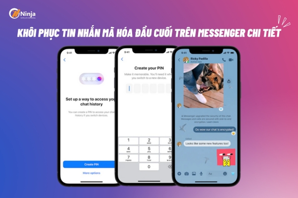 Khôi phục tin nhắn mã hóa đầu cuối trên messenger với 2 cách